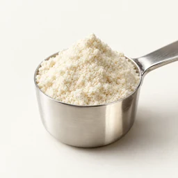 Photo-style visual of a powdered supplement blend